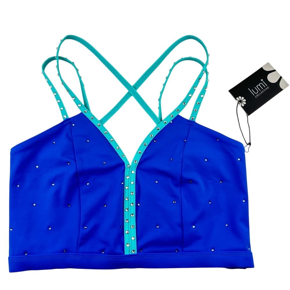 NFL NBA PRO CHEER DANCE Auditions Lumi Collective Double Strap Camisole Top